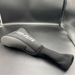 Top Flite Driver Golf Head Cover Black Headcover Sock